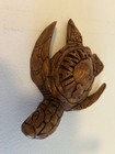 Hawaiian Hand Carved Wooden Sea Turtle Sculpture Great Decor 6 5 Free Ship New