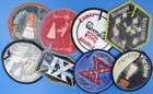 Gemini Patch Lot Of 8 Vtg Nasa Schirra Stafford Young Collins Lovell Free Ship