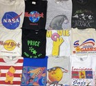 Vintage Graphic Shirts Promo Funny Cartoons Sport Destinations Lot Of 20 Mix Szs