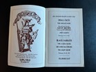 Fillmore East Concert Program - Bill Graham Feb 16-17  1971 - Black Sabbath