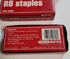Vintage Bostitch B8 Staples  4 Boxes  Stcrp2115 1 4   Nos Made In Usa