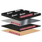 Black Sound Deadening Proofing Camper Car Butyl Mat Metal Audio Panel 25 83sqft
