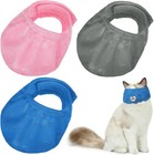 3 Pieces Cat Muzzles Breathable Mesh Muzzles Cat Grooming
