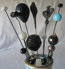 Antique 1890 s Art Nouveau  Victorian art Deco Hat Pins Lot Of 17 Holder W birds