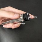 Black Round Plastic End Caps For Tubing Pipe Inserts Bungs Feet Blanking Plugs