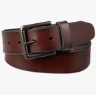 Dockers Men   s Belt Brown 100  Leather Casual Classic Buckle 1 5 Wide Size 38 New