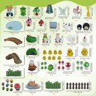 82 Pcs Fairy Garden Accessories Kit - Miniature Figurines  Resin Mushrooms  E   