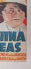 Original China Seas 1935 Window Card Jean Harlow Clark Gable Wallace Berry