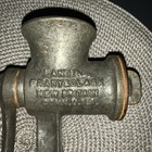 Vintage Landers Frary   Clark Manual Meat Grinder Universal No 333 Cast Iron