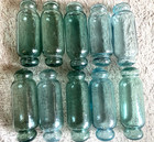 Antique Japanese Glass Fishing Float Rollers Set Of 10  Aqua-gree Decor