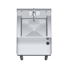 22 In  X 14 In Stainless Steel Blender Station With Dump Sink And Faucet