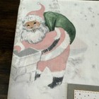 Pottery Barn Kids Blush Heritage Santa Organic Cotton Sheet Set  Full  Christmas