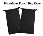 2x Premium Microfiber Pouch Bag Cleaning Case Sunglasses Eyeglasses High Quality