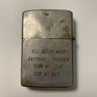 Zippo Cigar Lighter Vietnam War Viet Nam Kontum 68 69 Silver United States