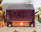 Antique Ge Am Tube Radio 422  1950      beautifully Restored   