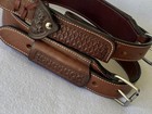 Bowman New High Quality Double Stitch Skirt Leather Back Flank Cinch  billet Set