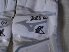 Ryan Clifford Mets Auto Signed 2023 Game Used Batting Gloves Beckett