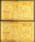 Equatorial Guinea 1972 Space  Mnh    Imperf   Perf Apollo 15 Pure Gold Booklets