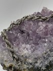Sterling Silver Moissanite Rope Chain Bracelet