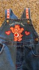 Vintage 2005 Care Bear Denim Bib Overalls