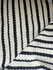 Tommy Hilfiger Towel Set Stripe Navy Blue Bath Hand Wash Towels 8pc