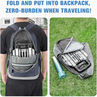 Kedsum Mini Luggage Cart With Wheels Foldable  Lightweight Aluminum Trolley Cart