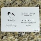 The Bellagio Las Vegas Platinum Lounge Room Key    New Key For 2025  