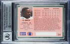 Cowboys Emmitt Smith Signed 1990 Action Packed  34 Rookie Card Auto 10  Bas Slab