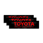 Wrmfzy Toyota Department Of War And Conflict Bumper Sticker Slap Not Fog Bcs Ctf