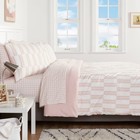 7pc Full Dash Stripe Printed Microfiber Reversible Comforter   Sheets