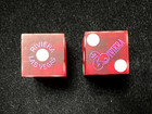 Riviera Casino  Las Vegas Nevada  Vintage Pair Of Red Dice  Pink Logo  Used