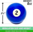 Gosports Regulation Billiards Balls Complete Set Of 16 Professional Balls