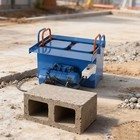 110v 550w Hollow Block Making Machine For 15 74x7 87x7 87inch Size 2holes Brick