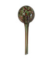 Hand Blown Glass Quencher Plant Watering Globe Multicolor Splatter