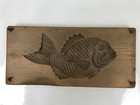Japanese Wooden Carved Kashigata Cake Mold Sweet Wagashi Tai Madai Fish Kg567
