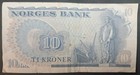 1976 Norway 10 Kroner P36b  Ao7277876 
