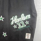 Vintage Harlem Globetrotters Jersey Dress Womens 2xl Black Basketball Fubu 2000s