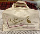 Vintage Las Vegas Flamingo Casino Hotel Nevada Vinyl Airline Travel Bag