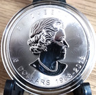 2018 Canadian 1 Oz  9999 Silver Maple Leaf 30th Anniversary Bu  In Capsule