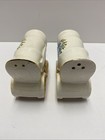 Souvenir Ceramic Salt   Pepper Shakers Western Covered Wagons Nebraska Vintage