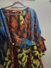 African Stars Women s African Print Cotton Wax Kaftan Multi-color One Size