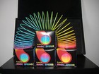 3 Rainbow Magic Spring Slinky Plastic Childrens Toy 3  Diameter Rainbow Colors