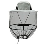 Beekeeper Beekeeping Hat Head Insect Net Mesh Boonie Face Mask Fishing Visor Cap