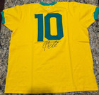 Pele Signed Brazil Soccer Jersey Psa dna Coa