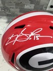 Georgia Bulldogs Carson Beck Full Sizes Rep Signed Speed Helmet Beckett Holo