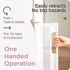 Retractable Baby Gate Perma Child Safety 33  Tall X 55    Wide  Mesh  For Stairs 