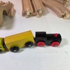Ikea Wooden Train Set - 30  Pieces - Magnetized Wooden Trains