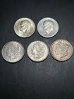 Huge 38 Coin Lot-capped Bust  Morgan   s  Foreign Silver And More- Read