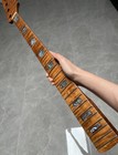 4strings Jazz Bass 21frets Roasted Flame Maple Guitar Neck Shell Inlay Bone Nut