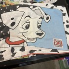 Vtg Disney 101 Dalmatians Twin Flat Sheet  Fitted Sheet And Pillowcase 